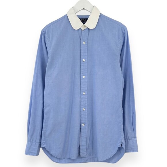 Polo Ralph Lauren Other - Polo Ralph Lauren Slim Fit Stretch Poplin Light Blue Button Up Shirt sz 15.5